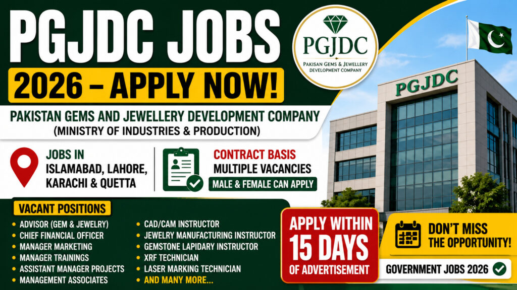 PGJDC Jobs 2026