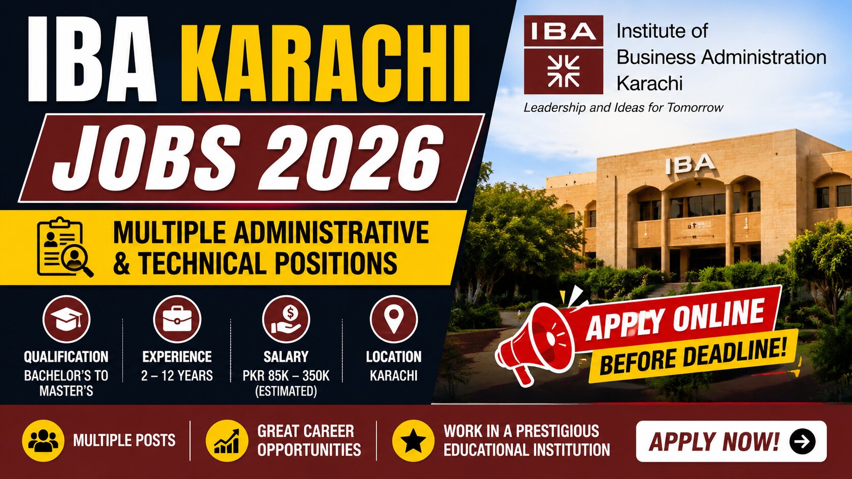 IBA Karachi Jobs 2026